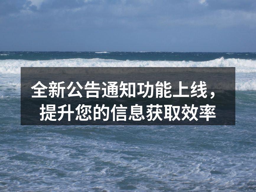 公告通知功能界面示例